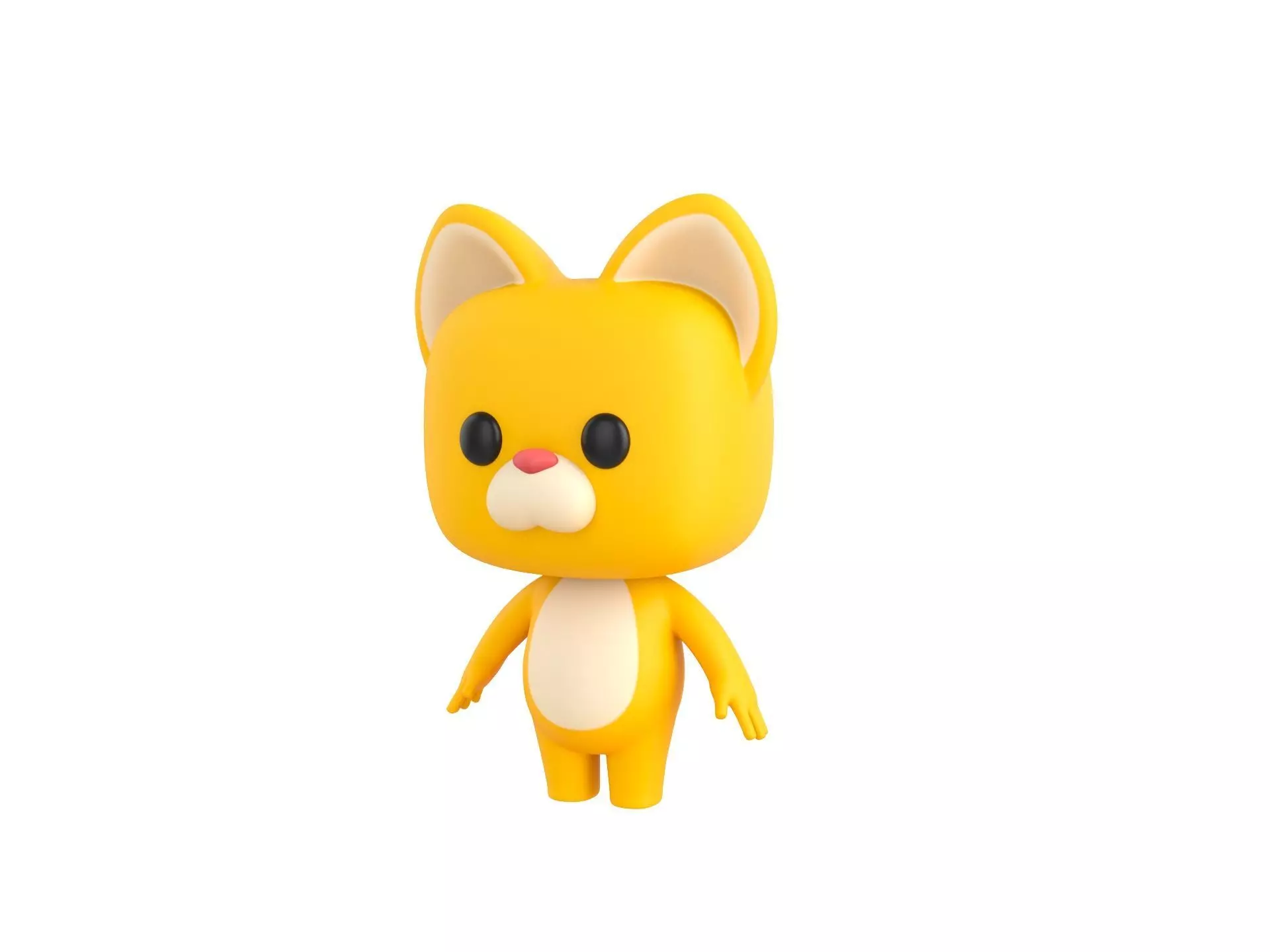 Cartoon Cat 3D model_0