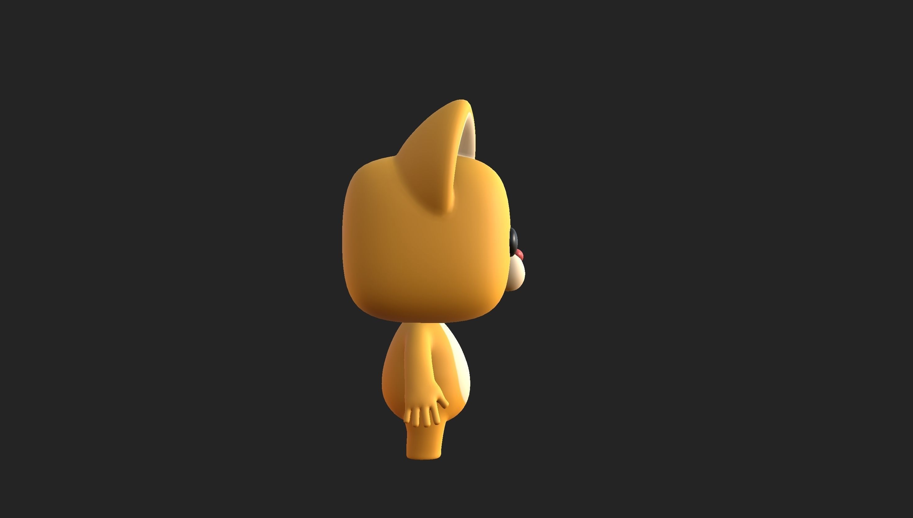 Cartoon Cat 3D model_35