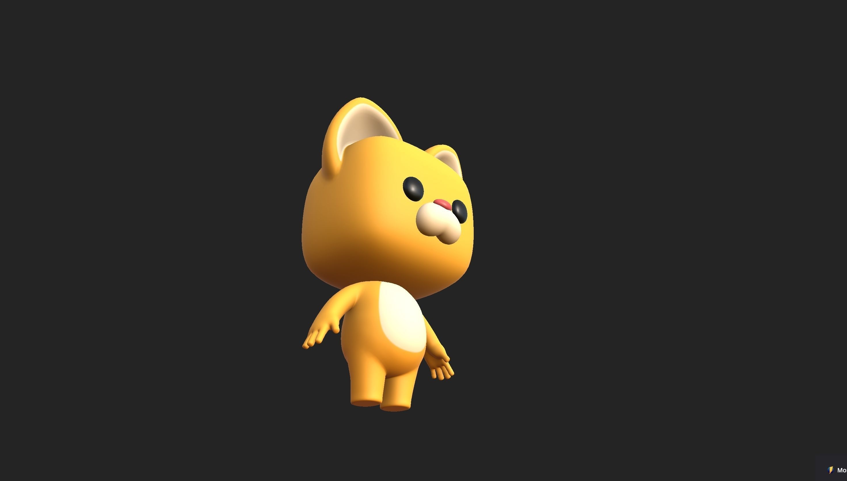 Cartoon Cat 3D model_32