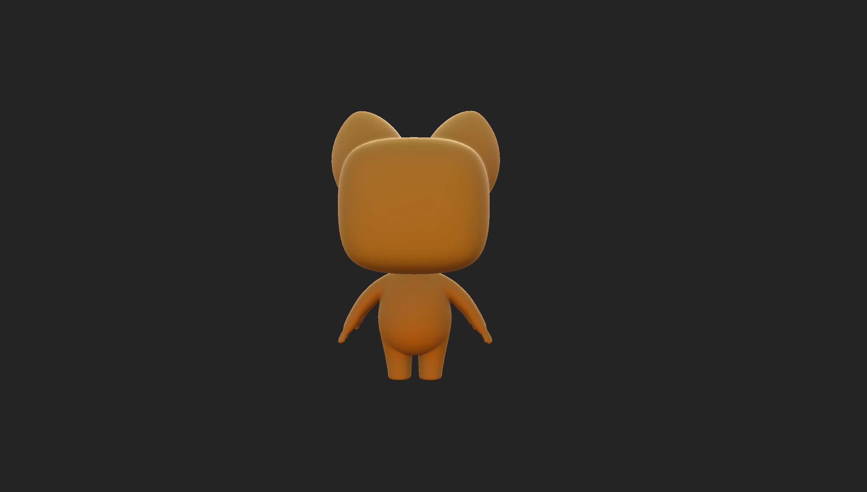 Cartoon Cat 3D model_13