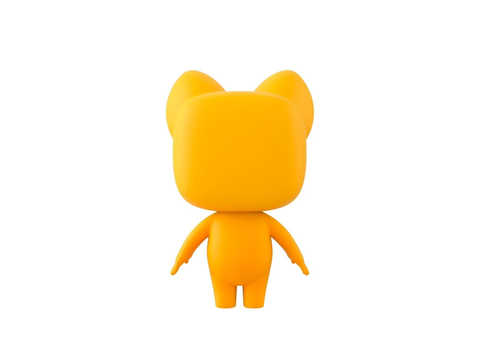 Cartoon Cat 3D model_5