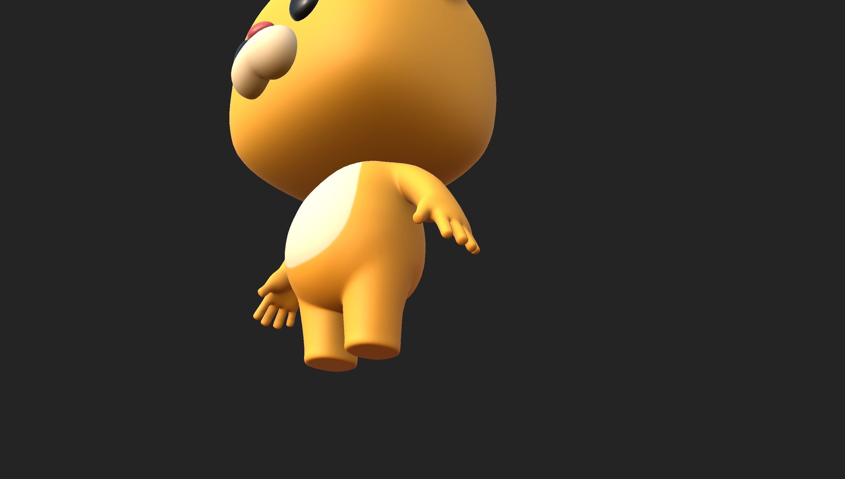 Cartoon Cat 3D model_20