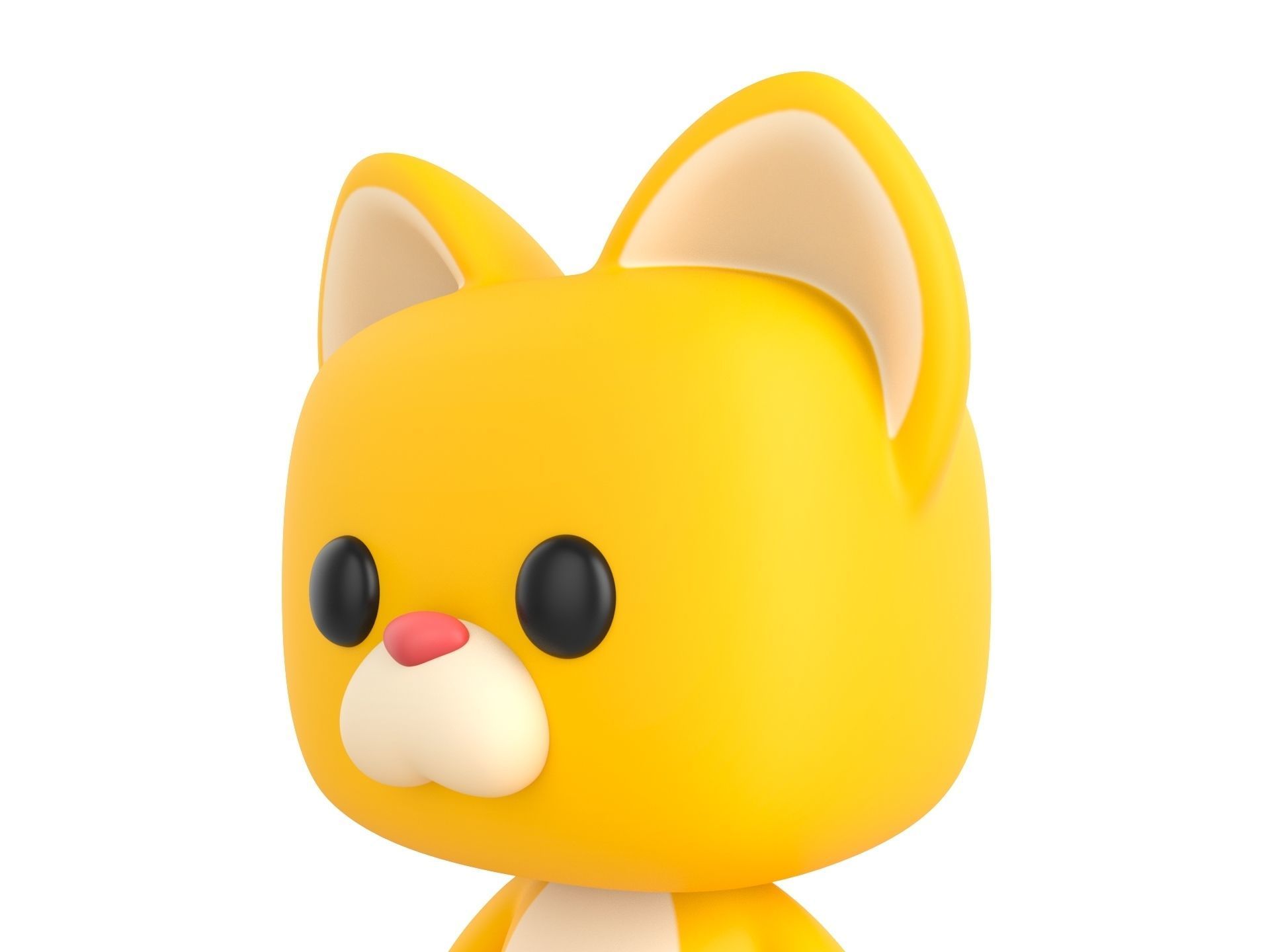 Cartoon Cat 3D model_9