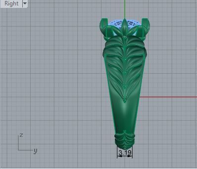 Diamond textured ring 3452 3D print model 3D print model_6