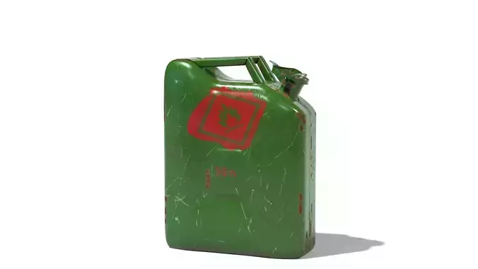 Canister gas can 3D model