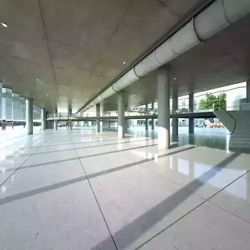 Spacious Empty Hall 3D model