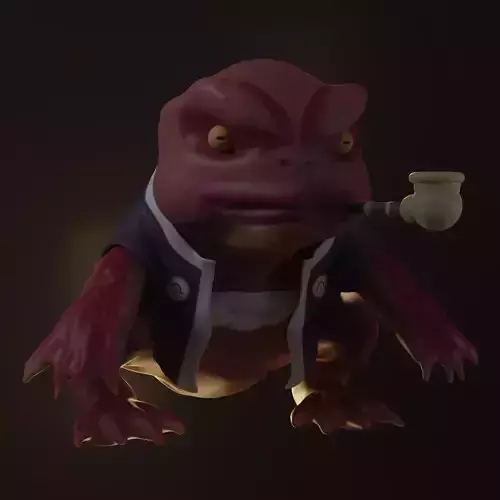 GamaBunta frog NARUTO 3D model