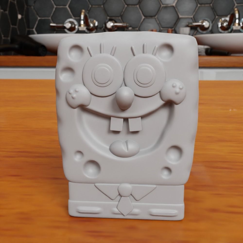 SpongeBob squarepants 3D print model_1