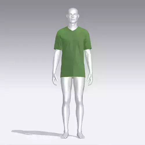 T-shirt male mannequin wearing shirt