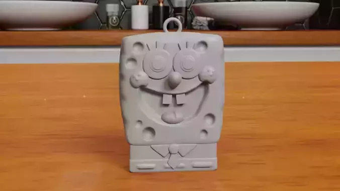 SpongeBob Keychain