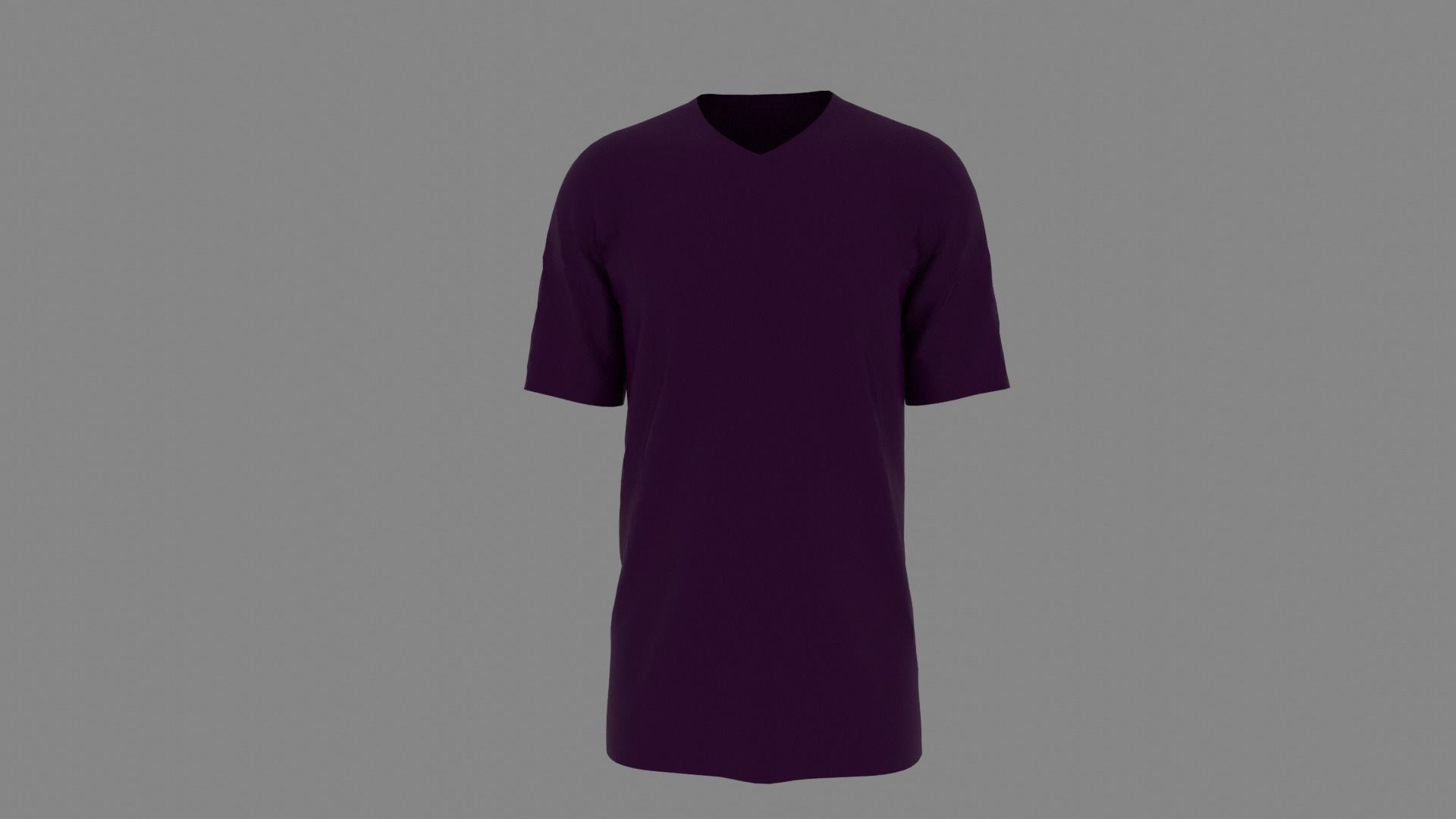 T-shirt mannequin wearing t - shirt Low-poly 3D model_1