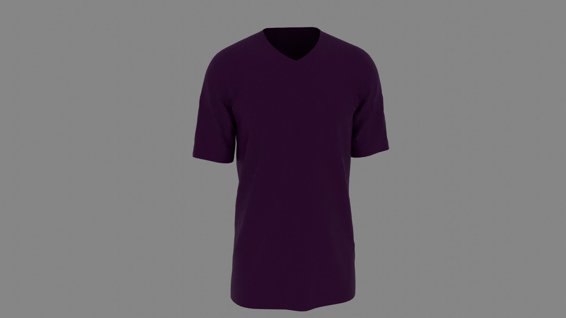 T-shirt mannequin wearing t - shirt Low-poly 3D model_7