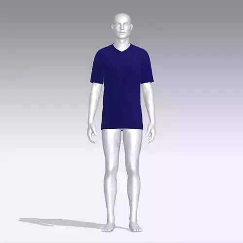T-shirt male mannequin wearing shirt