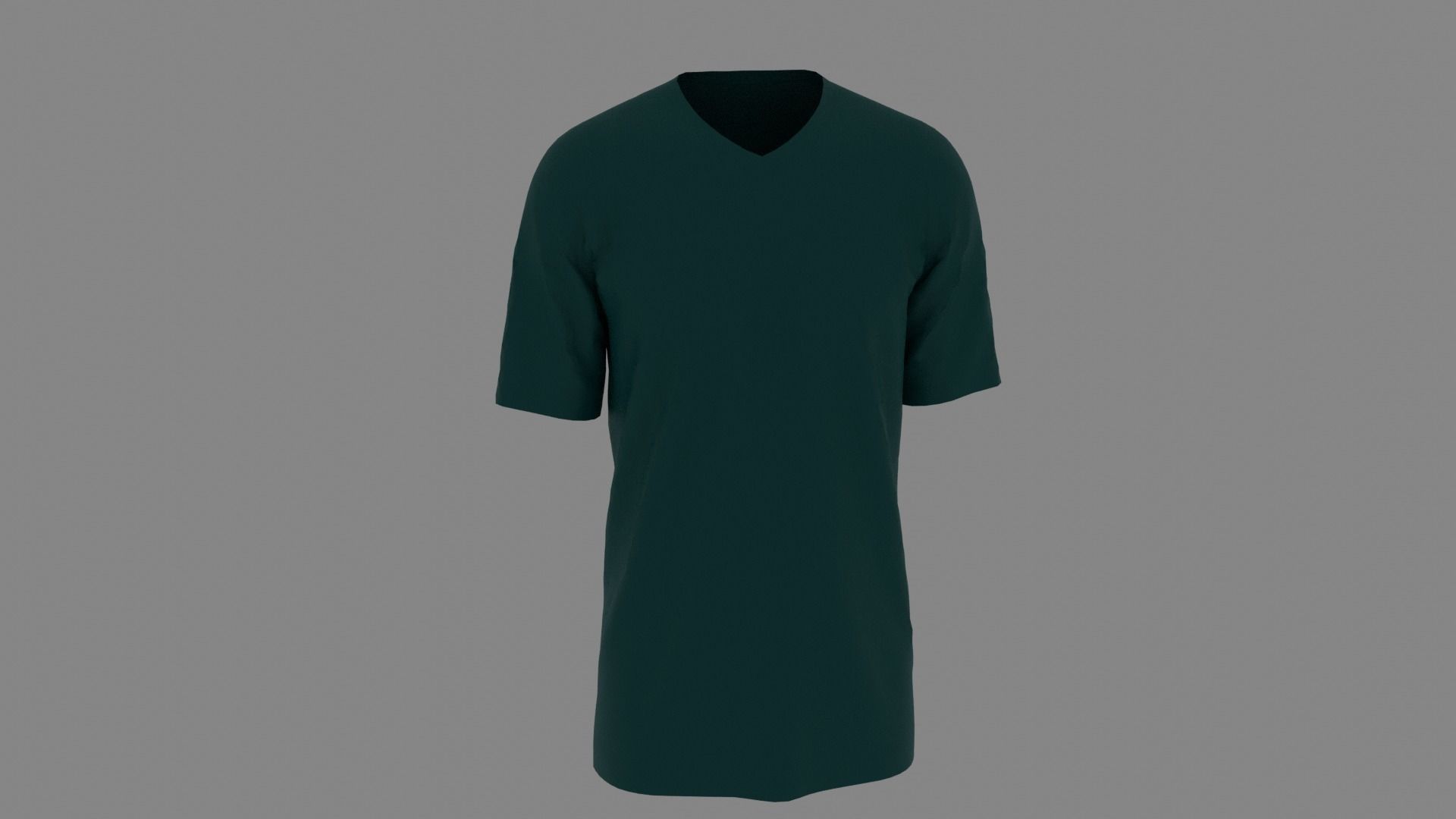 T-shirt mannequin wearing t - shirt Low-poly 3D model_7