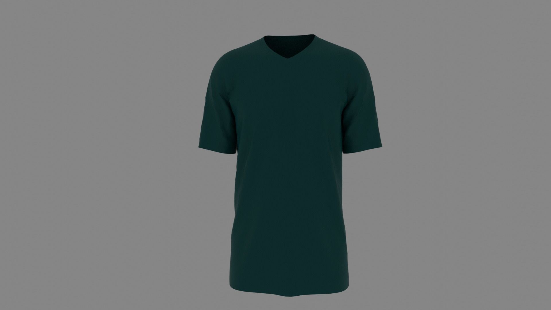 T-shirt mannequin wearing t - shirt Low-poly 3D model_1