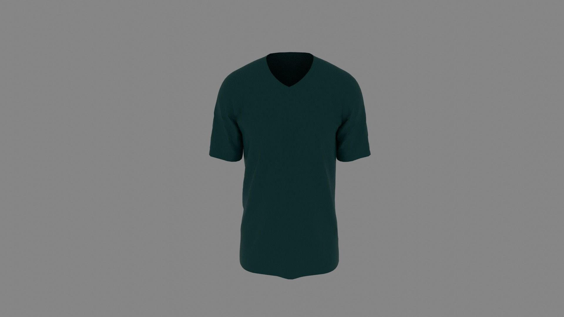 T-shirt mannequin wearing t - shirt Low-poly 3D model_4