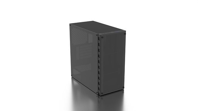 Temper Glass Midi-Tower ATX Gaming PC Case  3D model