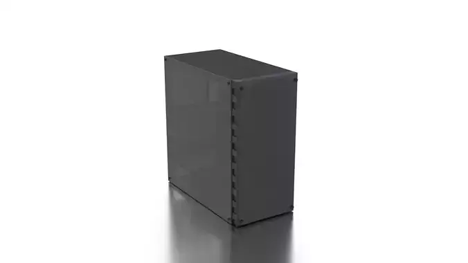 Temper Glass Midi-Tower ATX Gaming PC Case  3D model