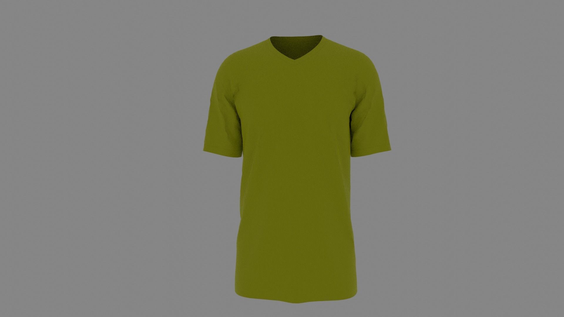 T-shirt mannequin wearing t - shirt Low-poly 3D model_1