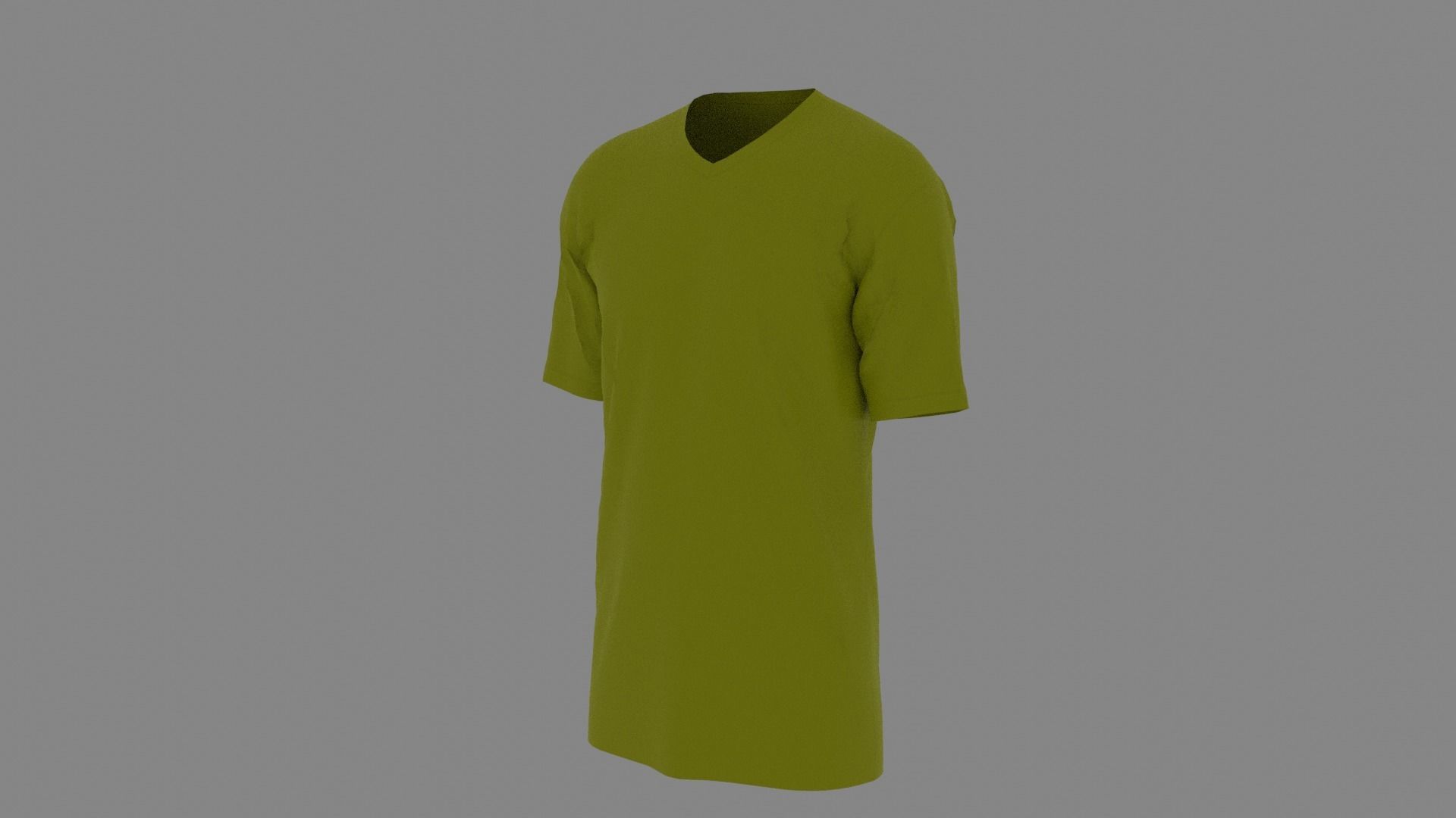 T-shirt mannequin wearing t - shirt Low-poly 3D model_2