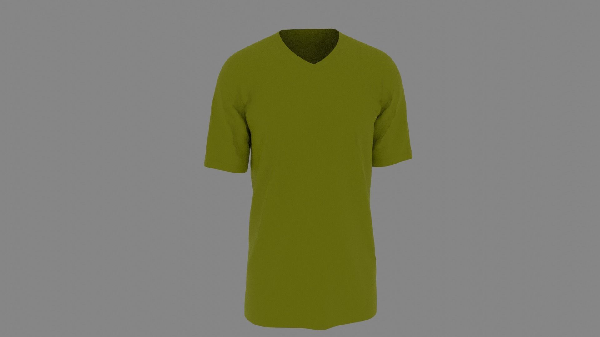 T-shirt mannequin wearing t - shirt Low-poly 3D model_7