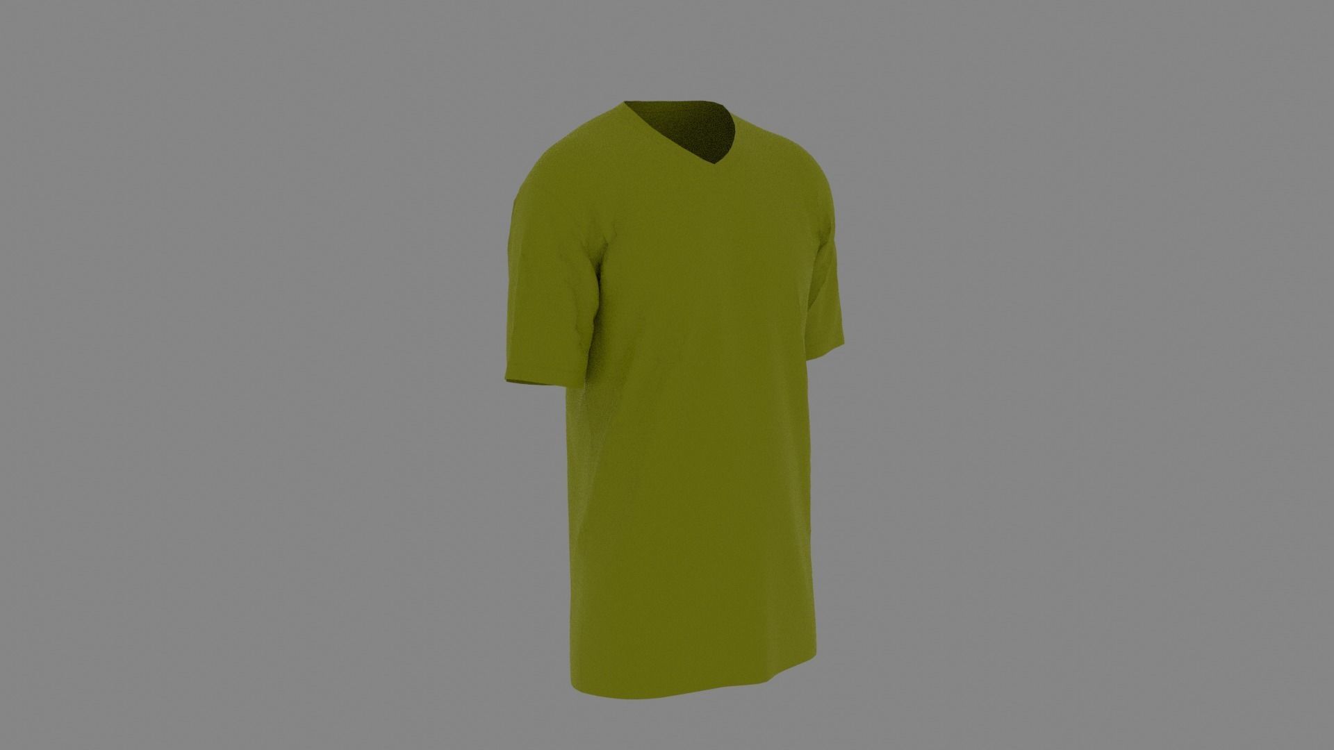 T-shirt mannequin wearing t - shirt Low-poly 3D model_3