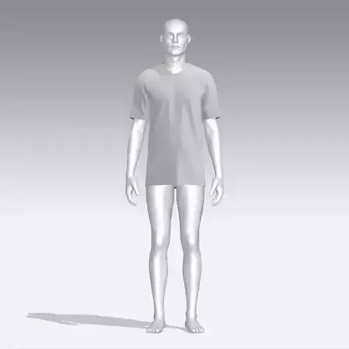 T-shirt male mannequin wearing shirt