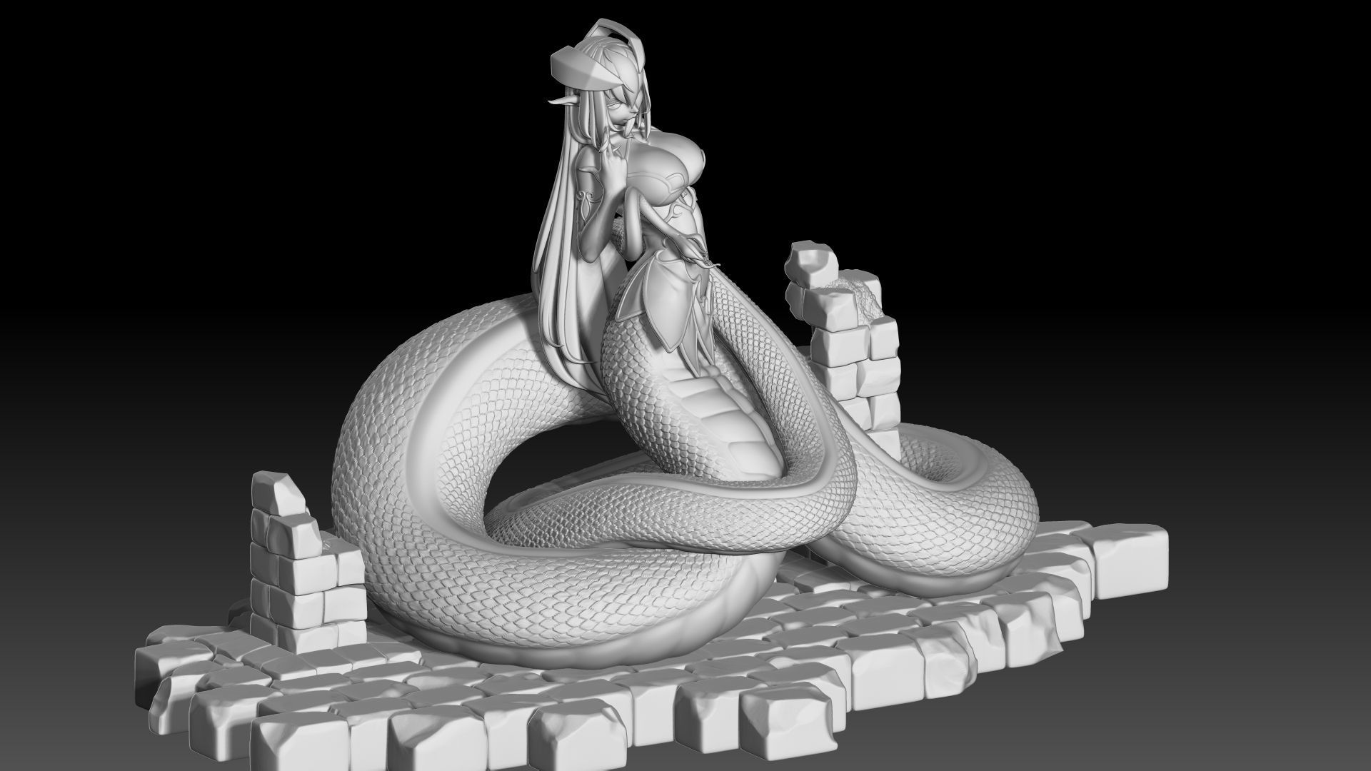 Monster Girl Quest Alice 3D print model_5