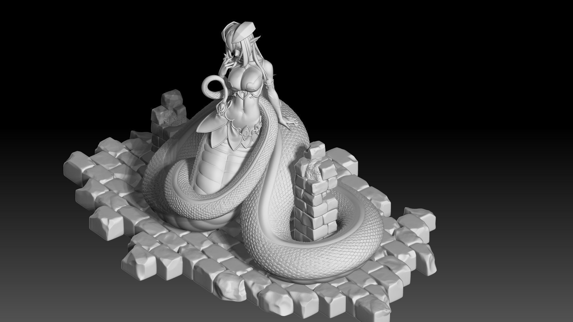 Monster Girl Quest Alice 3D print model_4