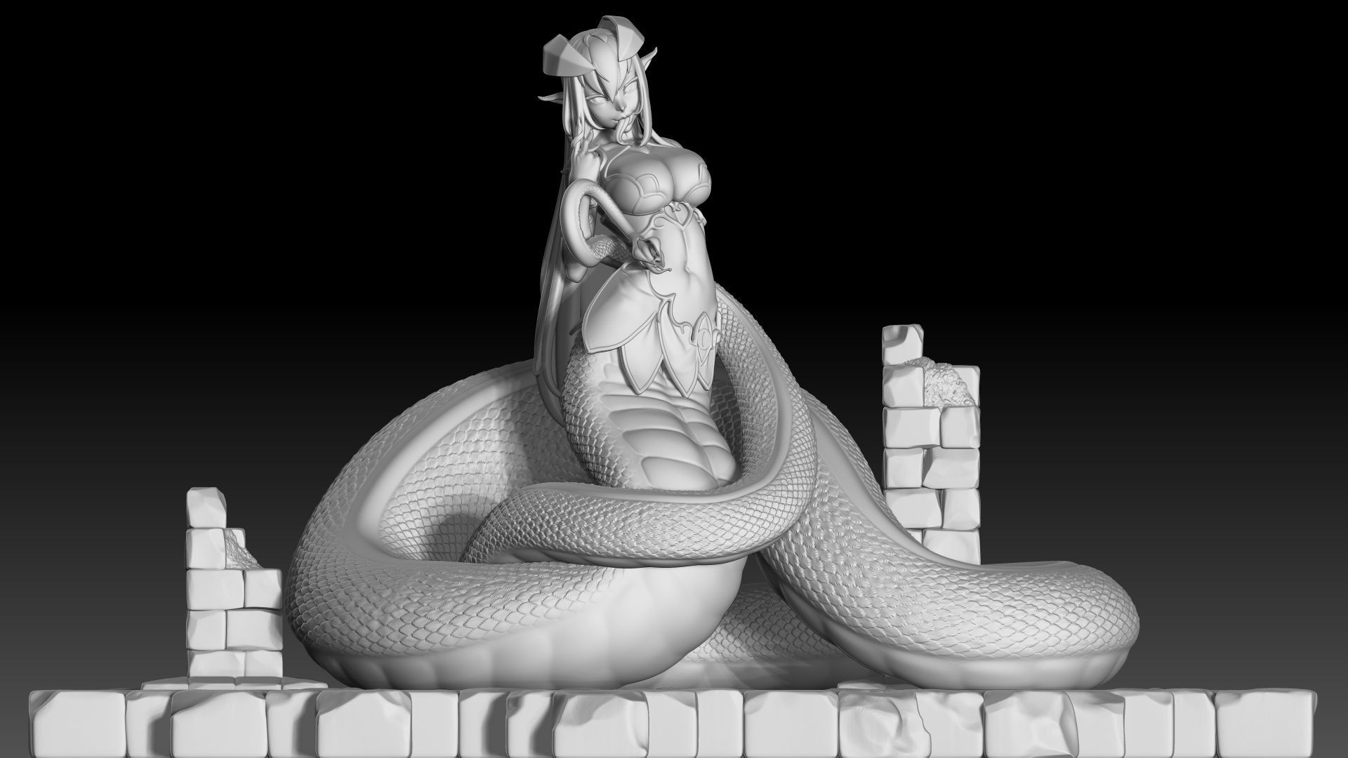 Monster Girl Quest Alice 3D print model_2