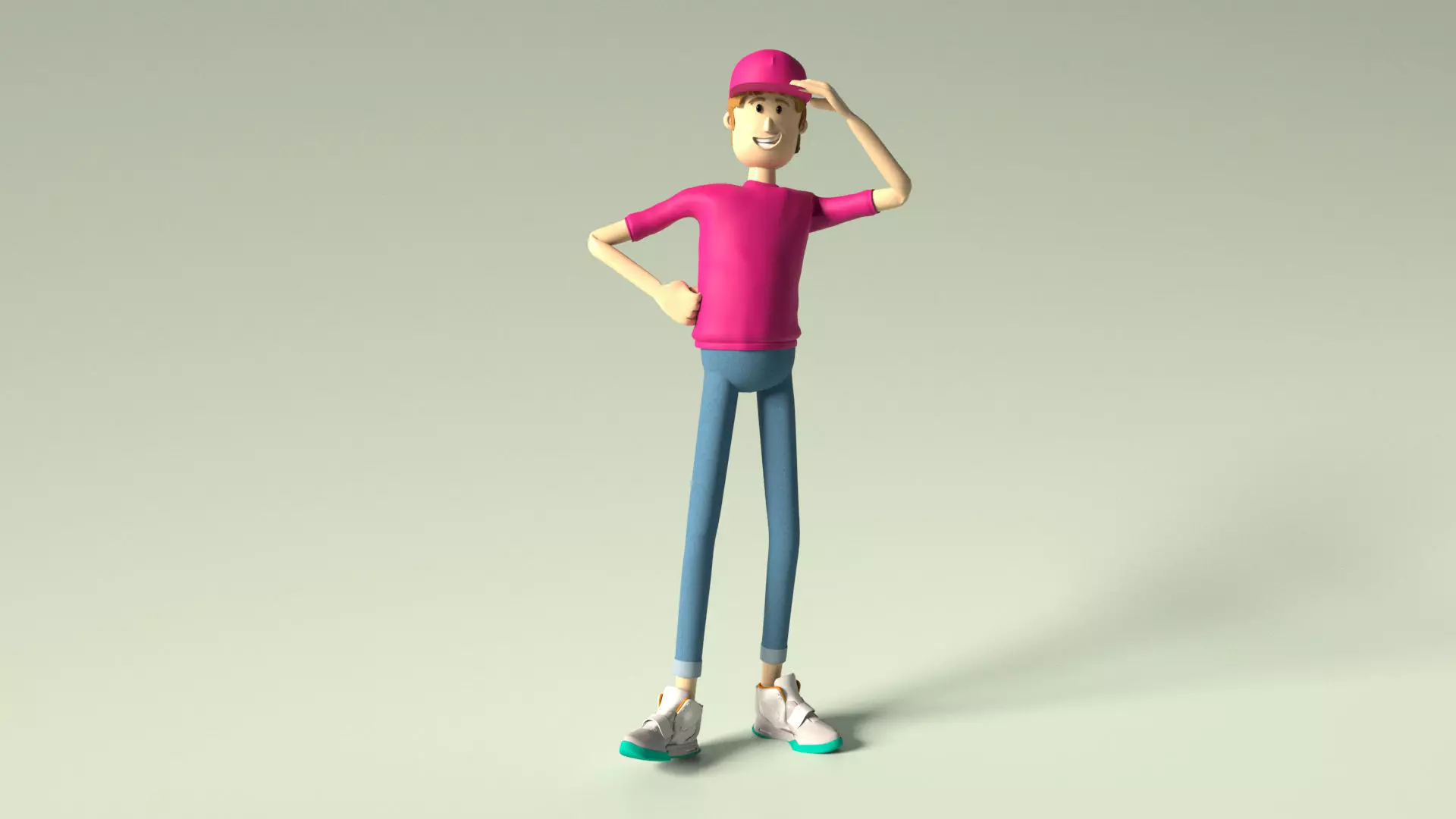 Simple 3D character - Rigged 3D model_0