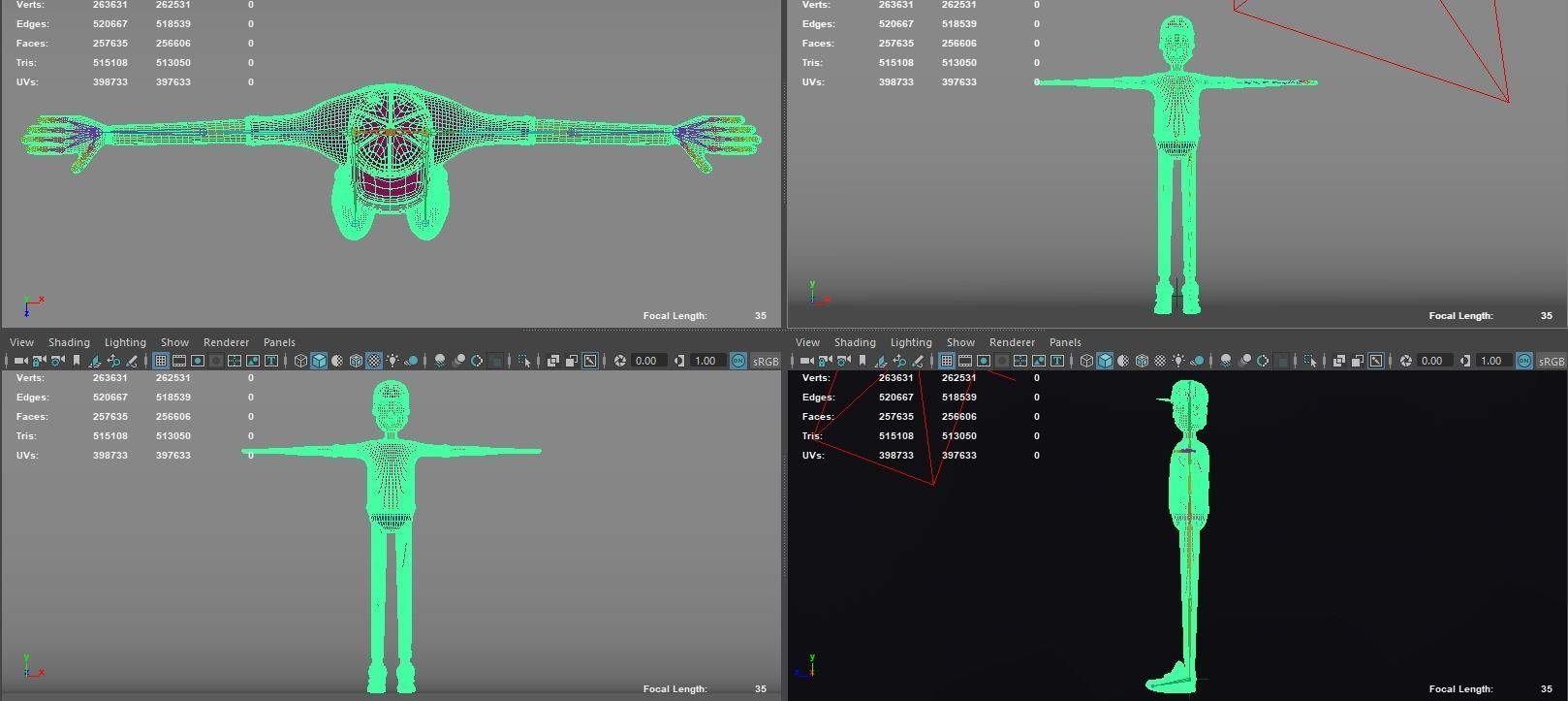 Simple 3D character - Rigged 3D model_3