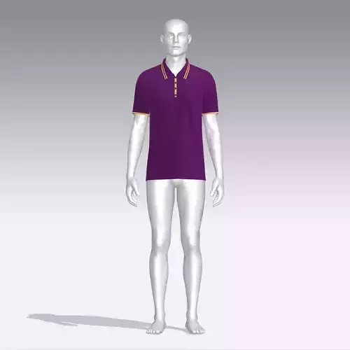 T-shirt mannequin wearing polo shirt
