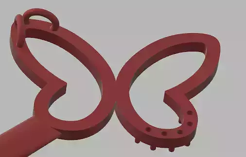 YD254 butterfly with handle