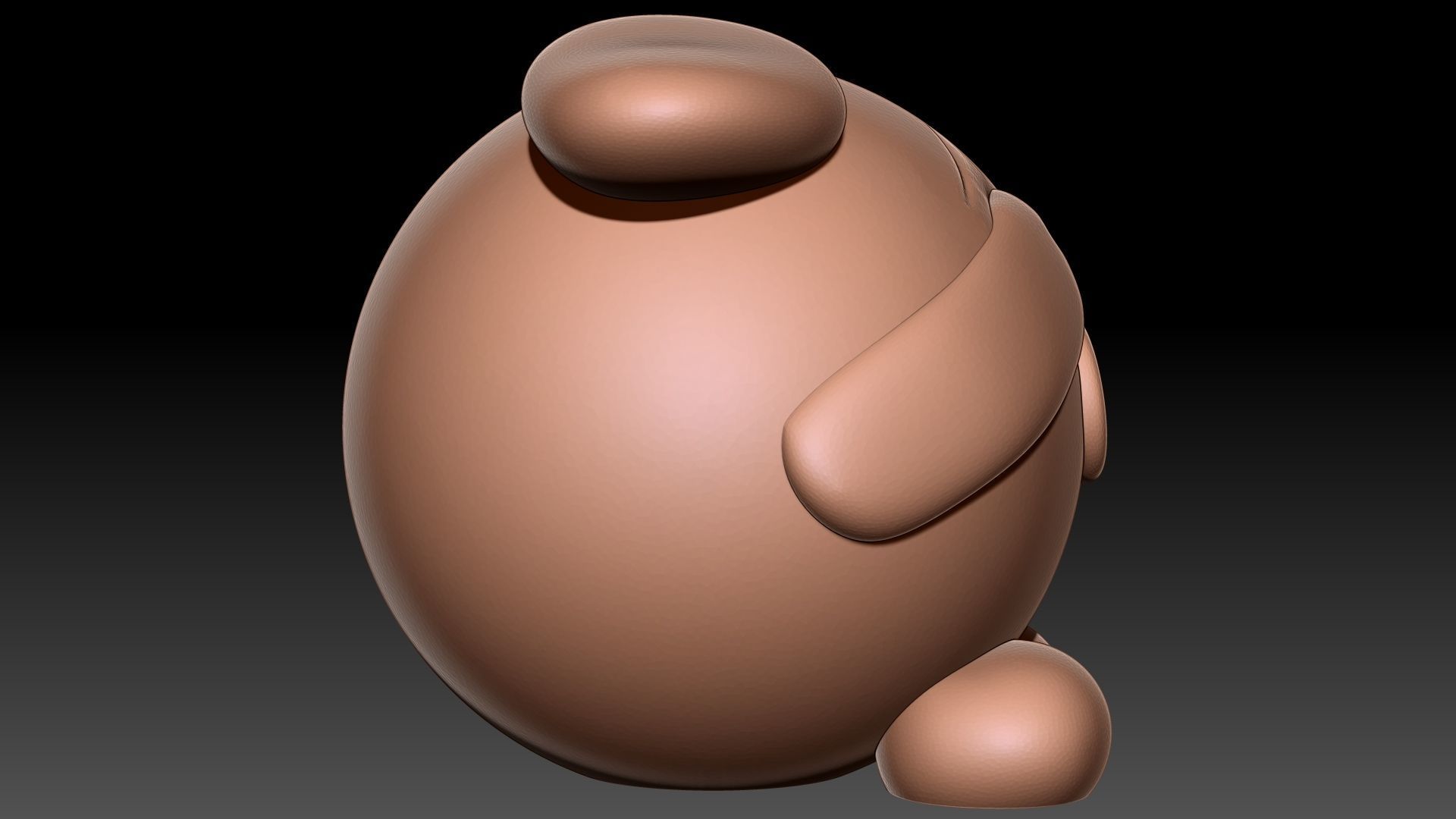 Piggy pig 3D print model_9