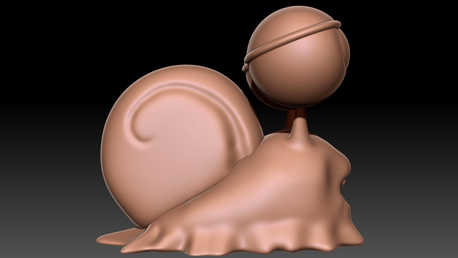 Gary the snail 3D print model_5