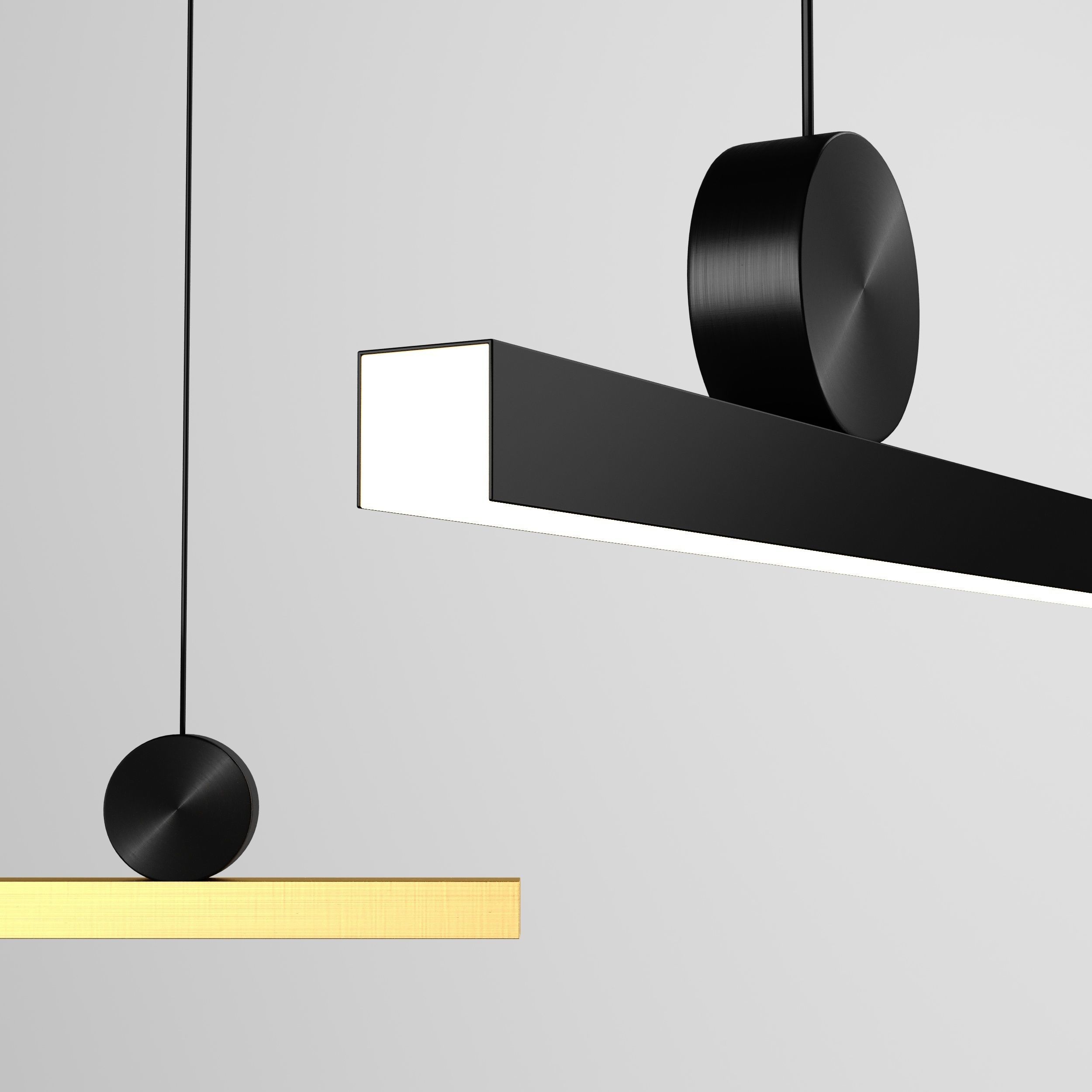 Nordic Pure Copper Led 3D model_1