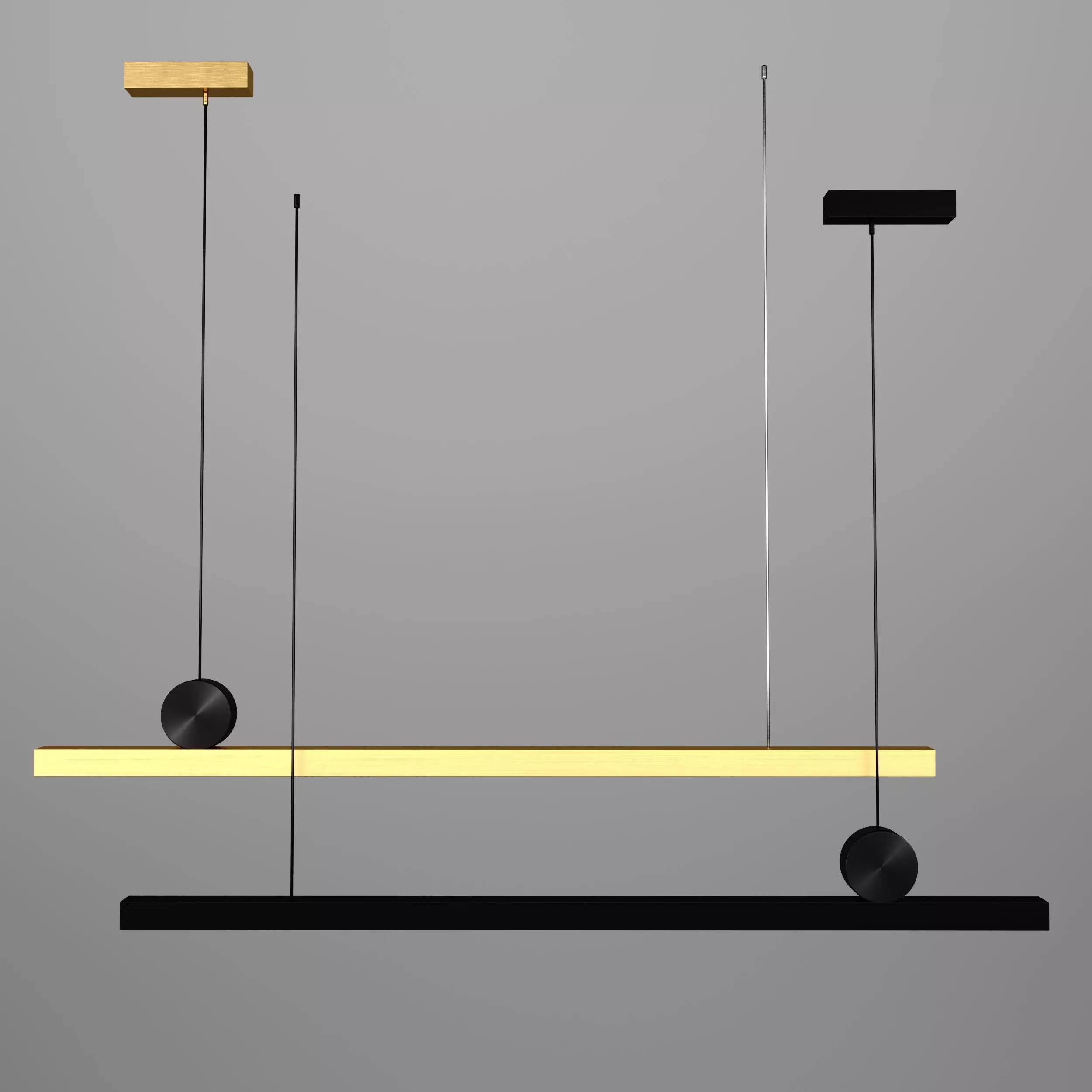 Nordic Pure Copper Led 3D model_0