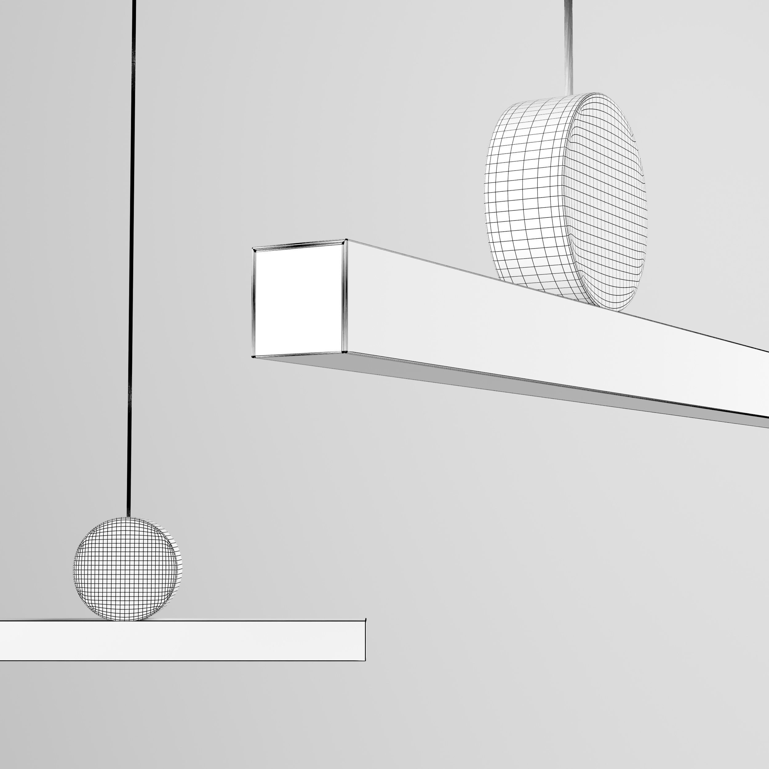 Nordic Pure Copper Led 3D model_2