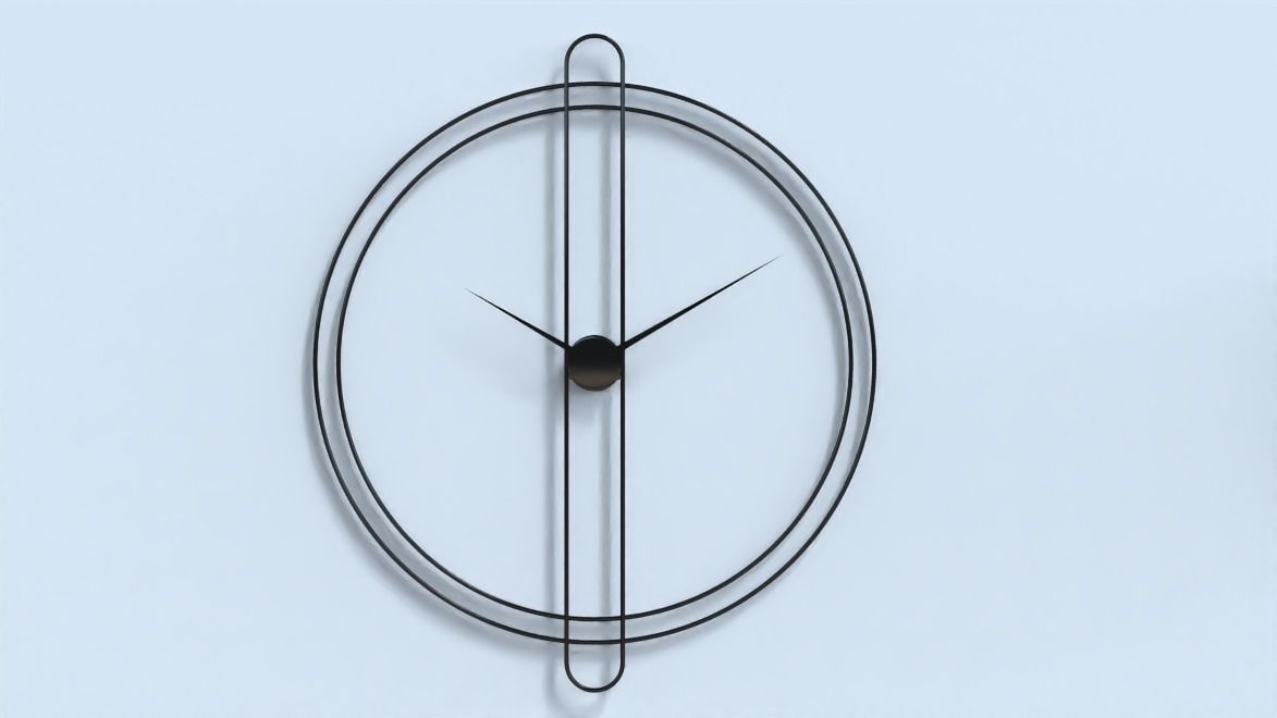 wall clock home decoration set -  14 pcs 3D model_9