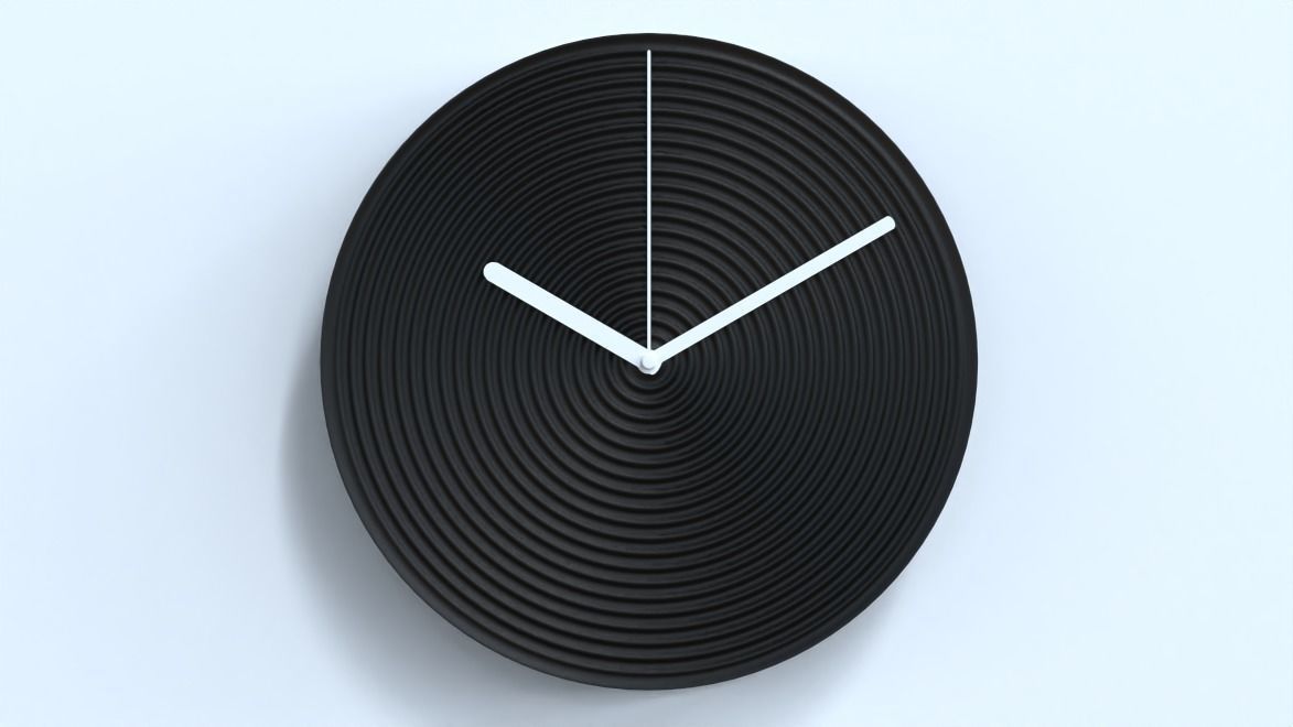 wall clock home decoration set -  14 pcs 3D model_7