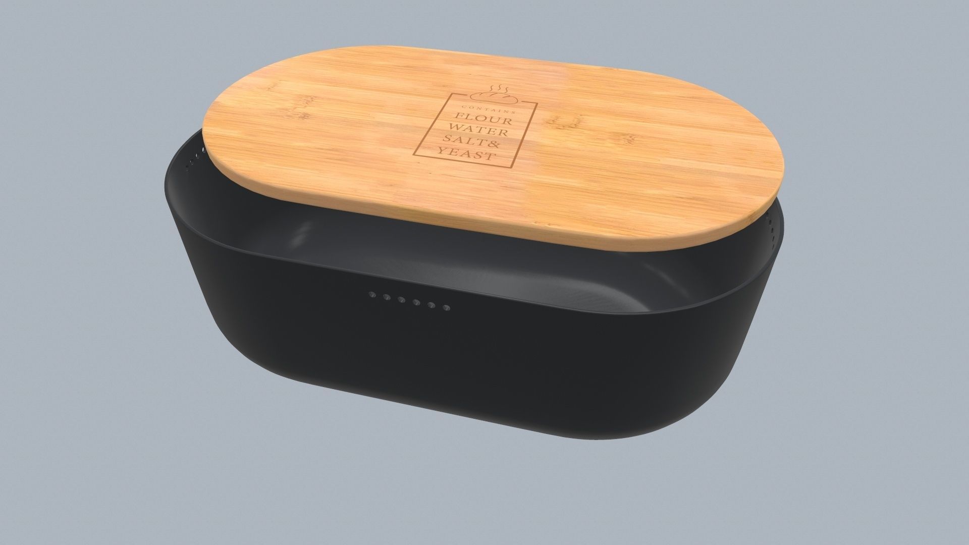 BAMBOO LUNCH BOX 3D model_11