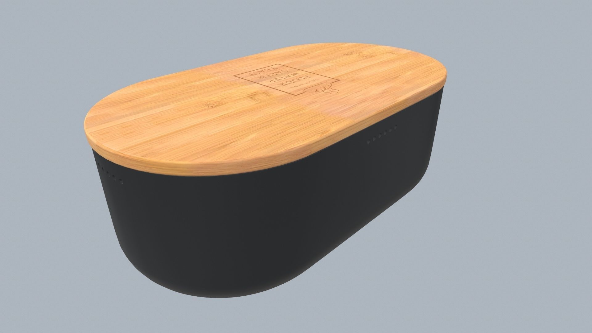 BAMBOO LUNCH BOX 3D model_5
