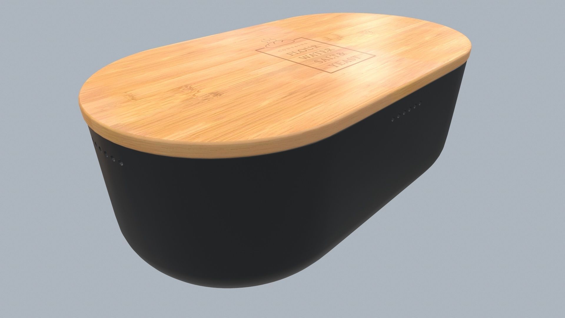 BAMBOO LUNCH BOX 3D model_9