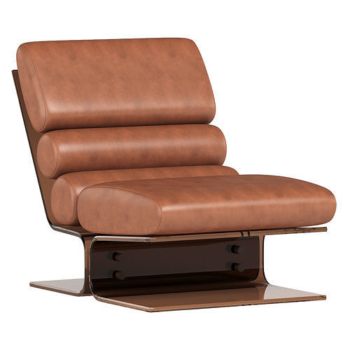 Pair of Space Age Lounge Chair 3D model