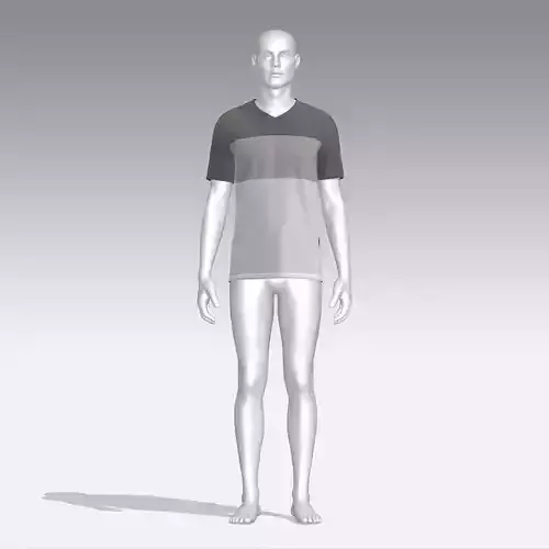 T-shirt male mannequin wearing shirt