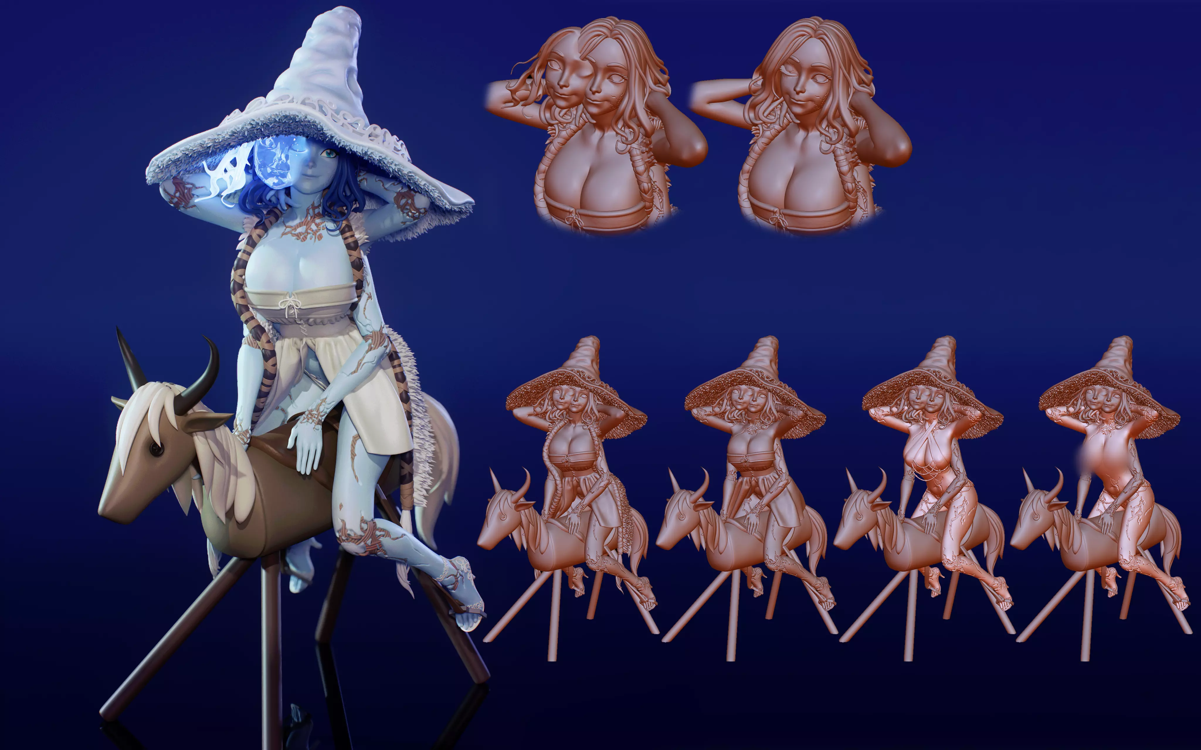 Elden Ring Ranni the Witch 3D print model_0