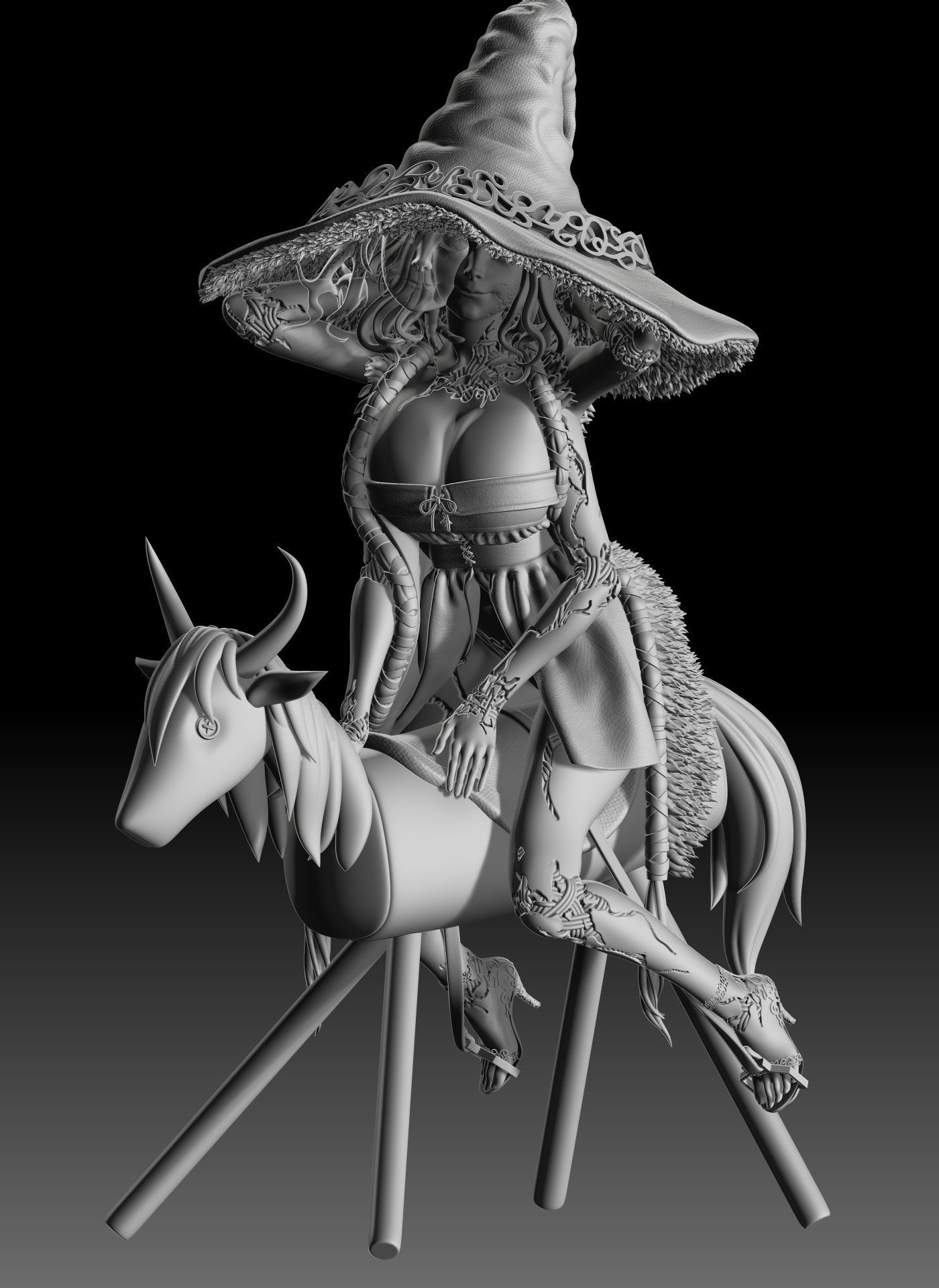 Elden Ring Ranni the Witch 3D print model_4