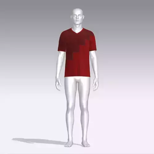 T-shirt mannequin wearing shirt