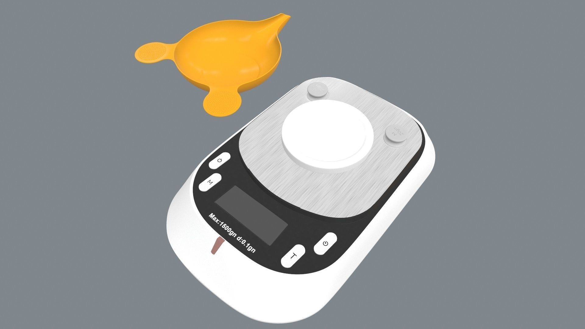 Digital Scale Machine 3D model_11